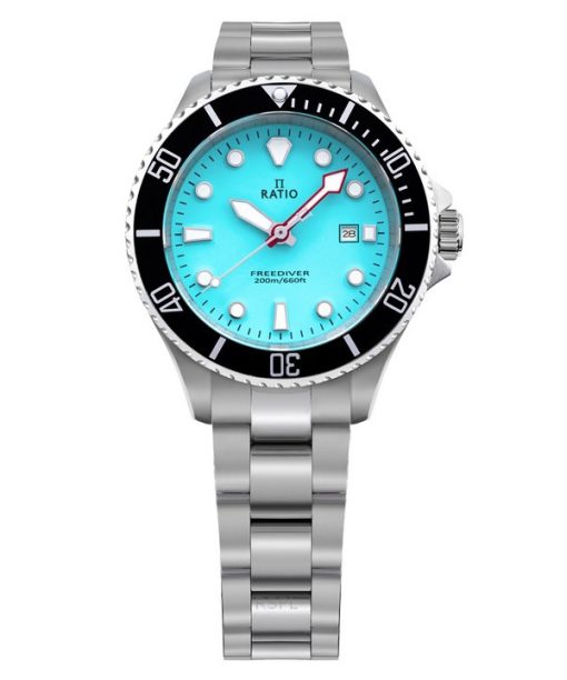 Ratio FreeDiver Sapphire Stainless Steel Ice Blue Dial Quartz RTFL807 200M Women's Watch