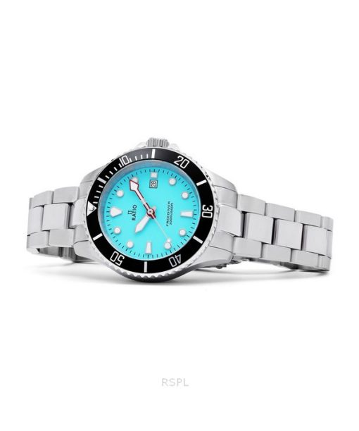 Ratio FreeDiver Sapphire Stainless Steel Ice Blue Dial Quartz RTFL807 200M Women's Watch