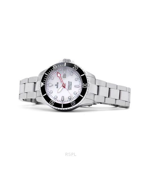 Ratio FreeDiver Sapphire Stainless Steel White Mother Of Pearl Dial Automatic RTFL841 200M Women's Watch