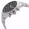 Seiko Discover More Sport Chronograph Stainless Steel Black Dial Quartz SSB447P1 100M Men's Watch