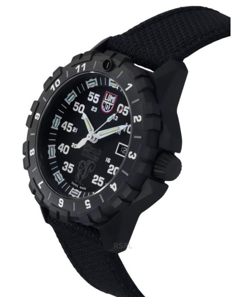 Luminox F117 Nighthawk Skunk Works Heritage Pilot Kevlar Strap Black Dial Quartz XA.6442.H.SET 200M Men's Watch