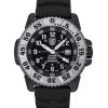 Luminox MIL-SPEC Rubber And Nylon Strap Black Dial Quartz Diver's XL.3351.1.SET 300M Men's Watch With Extra Strap