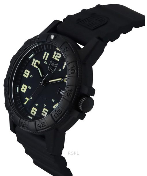 Luminox Leatherback Sea Turtle Giant PU Strap Black Dial Quartz XS.0330 100M Men's Watch