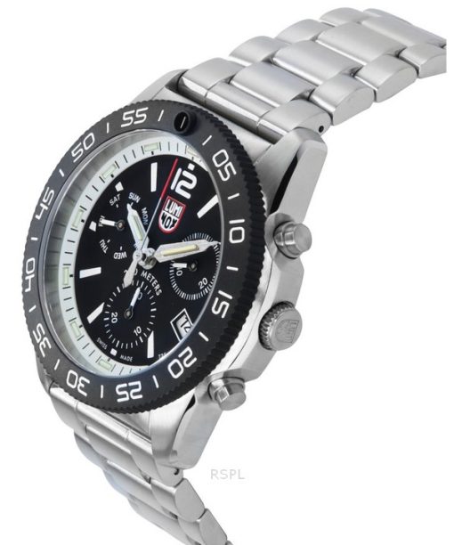 Luminox Pacific Diver Chronograph Stainless Steel Black Dial Quartz XS.3141.M 200M Men's Watch