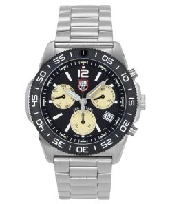 Luminox Pacific Diver Chronograph Stainless Steel Black Dial Quartz XS.3150.M 200M Men's Watch