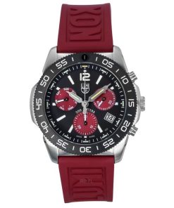 Luminox Pacific Diver Chronograph Rubber Strap Black Dial Quartz XS.3155.1.SET 200M Men's Watch