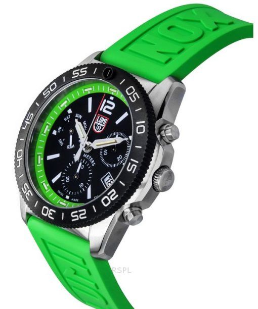 Luminox Pacific Diver Chronograph Rubber Strap Black Dial Quartz XS.3157.NF 200M Men's Watch