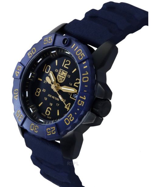 Luminox Navy SEAL Foundation Back To The Blue Black Dial Quartz Diver's XS.3255.CB.NSF 200M Men's Watch