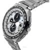 Citizen Eco-Drive Radio Controlled GMT Chronograph Super Titanium Silver Dial AT8238-84A 100M Men's Watch