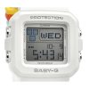 Casio Baby-G Plus Digital White Resin Strap Quartz BGD-10L-7 100M Women's Watch With Extra Band Loops