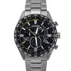 Citizen Radio Controlled Chronograph Super Titanium Black Dial Eco-Drive CB5947-80E 100M Men's Watch