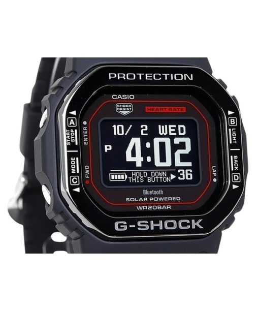 Casio G-shock Move G-Squad Digital Smartphone Link Bio-Based Resin Strap Solar DW-H5600MB-1A4 200M Men's Watch