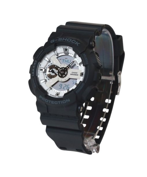 Casio G-Shock Analog Digital Resin Strap White Dial Quartz GA-110WD-1A 200M Men's Watch