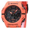 Casio G-Shock Analog Digital Smartphone Link Bio-Based Orange Resin Strap Grey Dial Quartz GA-B001FL-4A 200M Men's Watch