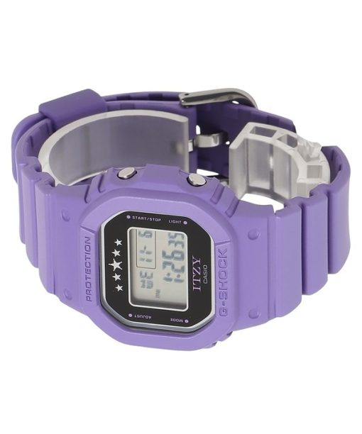 Casio G-Shock ITZY Collaboration Digital Violet Bio-Based Resin Strap Quartz GMD-S5610IT-6 200M Women's Watch