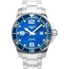 Longines HydroConquest Sunray Blue With Super-LumiNova Dial Automatic Divers L3.782.4.96.6 300M Mens Watch