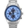 Citizen Eco-Drive Chronograph Limited Edition Stainless Steel Blue Dial CA0770-72M 100M Men's Watch