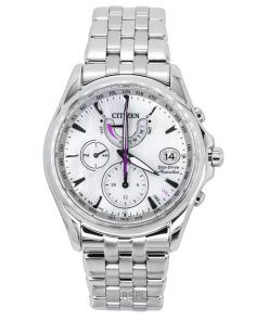 Citizen Radio Controlled Stainless Steel Mother Of Pearl Dial Eco-Drive FC0010-55D 100M Women's Watch