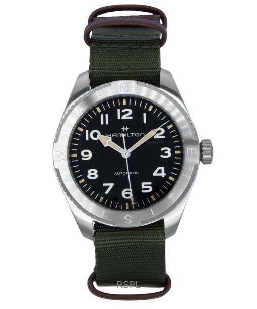 Hamilton Khaki Field Expedition Textile Strap Black Dial Automatic H70315931 100M Unisex Watch