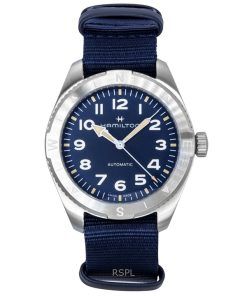 Hamilton Khaki Field Expedition Textile Strap Blue Dial Automatic H70315940 100M Unisex Watch