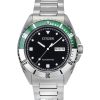 Citizen Sport Stainless Steel Black Dial Automatic NH7531-50E 100M Men's Watch