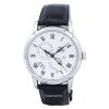 Refurbished Orient Sun And Moon Leather Strap White Dial Automatic SAK00002S Men's Watch