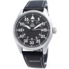 Refurbished Orient Pilot Flight Leather Strap Black Dial RA-AC0H03B10B Automatic 100M Men's Watch