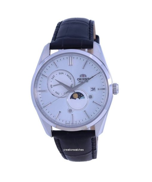 Refurbished Orient Sun And Moon Gen 5 Leather Strap White Dial Automatic RA-AK0310S00C Men's Watch