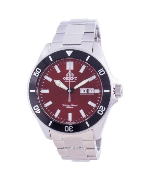 Refurbished Orient Sports Stainless Steel Red Dial Automatic Diver's RA-AA0915R19B 200M Men's Watch