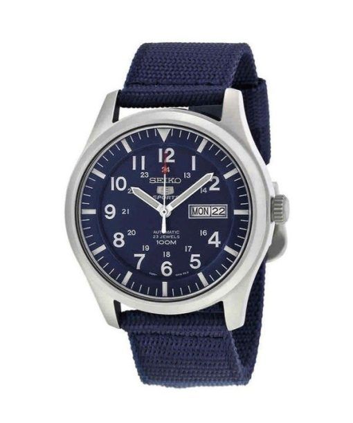 Refurbished Seiko 5 Sports Nylon Strap Blue Dial Automatic SNZG11K1 100M Men's Watch