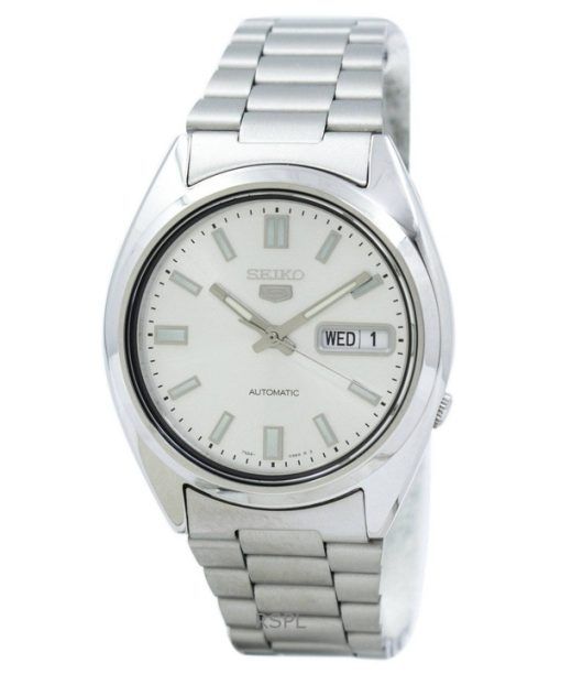 Refurbished Seiko 5 Stainless Steel White Dial Automatic SNXS73K1 Men's Watch