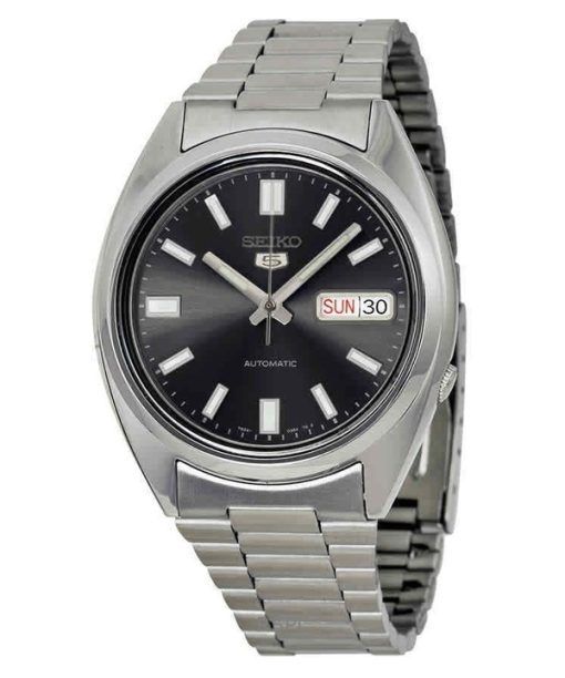 Refurbished Seiko 5 Stainless Steel Black Dial Automatic SNXS79K1 Men's Watch