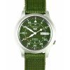 Refurbished Seiko 5 Military Nylon Strap Green Dial Automatic SNK805K2 Men's Watch