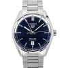 Tag Heuer Carrera Twin-Time GMT Stainless Steel Blue Dial Automatic WBN201A.BA0640 100M Men's Watch