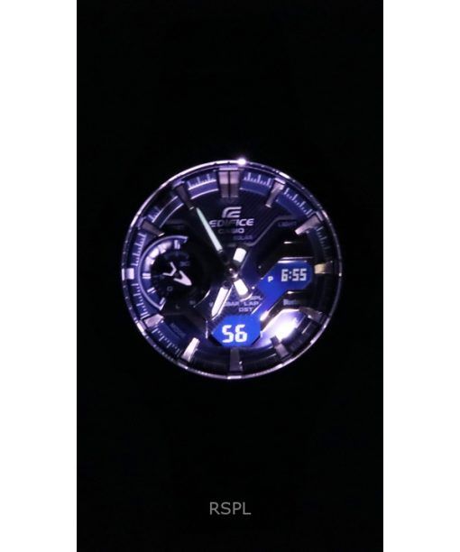 Casio Edifice Windflow Analog Digital Cool Blue Edition Smartphone Link Blue Dial Solar ECB-2200CB-2 100M Men's Watch