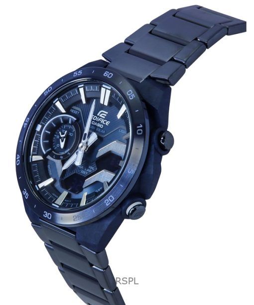 Casio Edifice Windflow Analog Digital Cool Blue Edition Smartphone Link Blue Dial Solar ECB-2200CB-2 100M Men's Watch