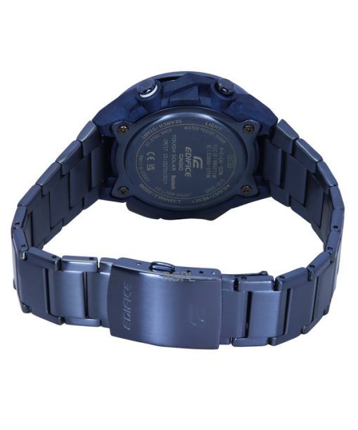 Casio Edifice Windflow Analog Digital Cool Blue Edition Smartphone Link Blue Dial Solar ECB-2200CB-2 100M Men's Watch