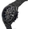 Casio Edifice Standard Analog Chronograph Stainless Steel Black Dial Quartz EFV-640DC-1AV 100M Men's Watch