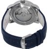 Zeppelin Friedrichshafen Leather Strap Blue Dial Automatic 85903 Men's Watch