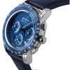 Zeppelin New York Chronograph Leather Strap Blue Dial Quartz 88783 Men's Watch