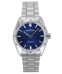 Hamilton Jazzmaster Performer Stainless Steel Blue Dial Automatic H36215140 100M Men's Watch