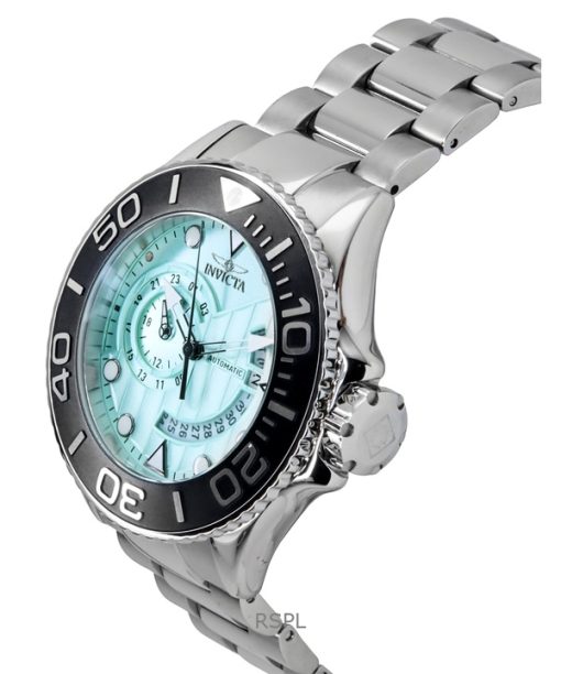 Invicta Grand Diver GMT Stainless Steel Turquoise Dial Automatic 47541 300M Men's Watch