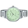 Casio Standard Analog Stainless Steel Mint Green Dial Quartz LTP-VT03D-3B Women's Watch