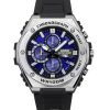 Casio Standard Analog Chronograph Resin Strap Blue Dial Quartz MWA-300H-2AV 100M Men's Watch