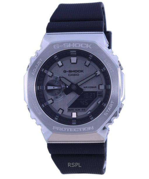 Refurbished Casio G-Shock Analog Digital Resin Strap Grey Dial Quartz GM-2100-1A 200M Men's Watch