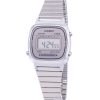 Refurbished Casio Digital Stainless Steel Quartz LA670WA-7DF Women's Watch