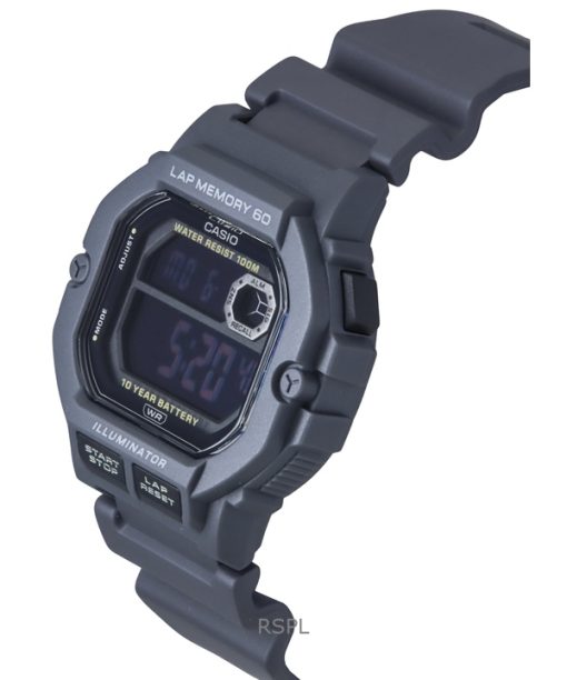 Casio Standard Digital Resin Strap Quartz WS-1400H-8BV 100M Men's Watch